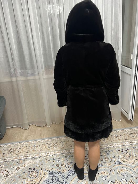 Стриженная норковая шуба