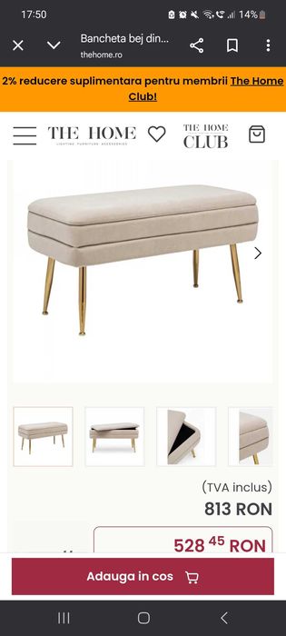 Bancuța catifea the home