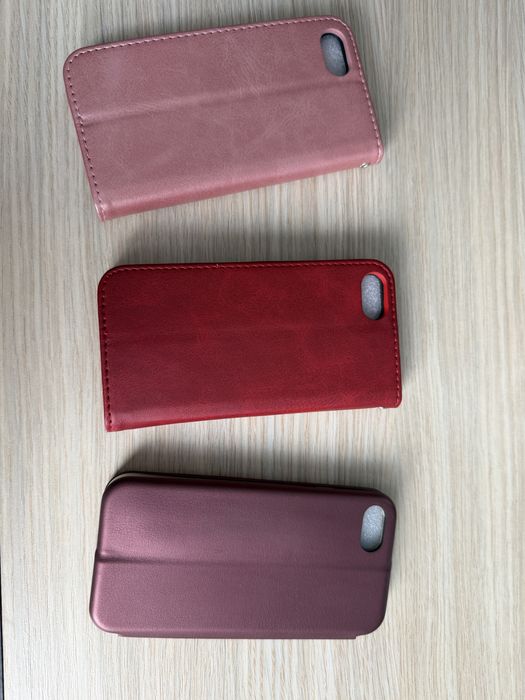 Husa Tip Carte iPhone 7/8/SE + GRATIS Huse si Folii