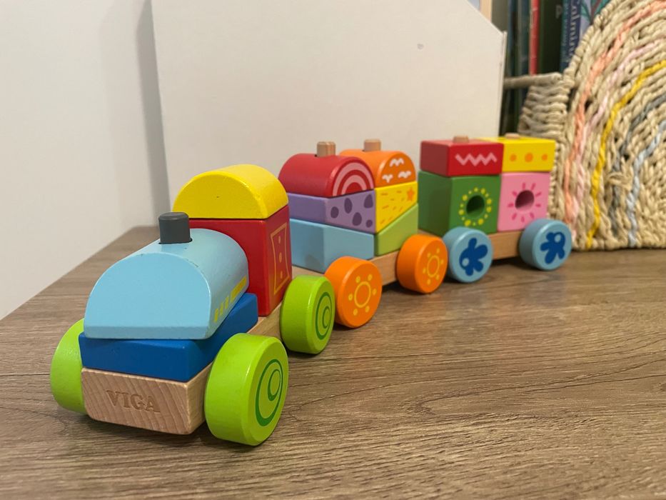 Дървено влакче Viga Toys