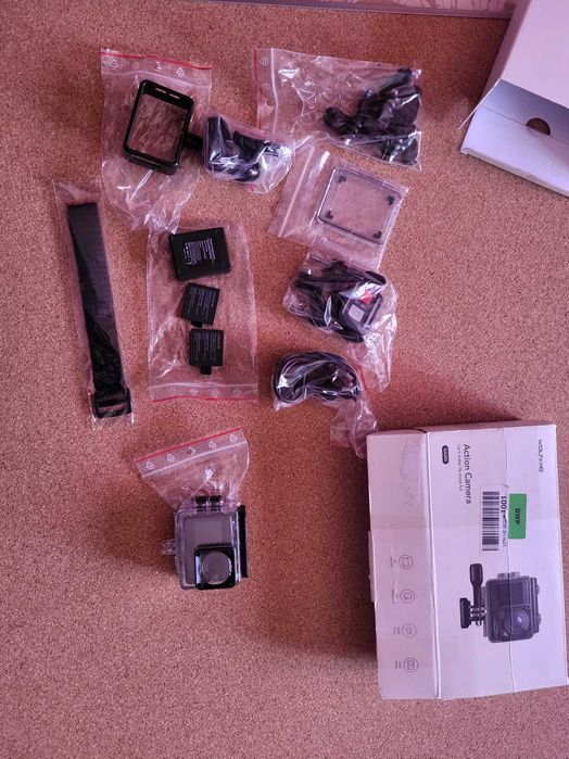 Wolfang GA200 Action Camera 4K Ultra HD cu Ecran Tactil și Wi-Fi