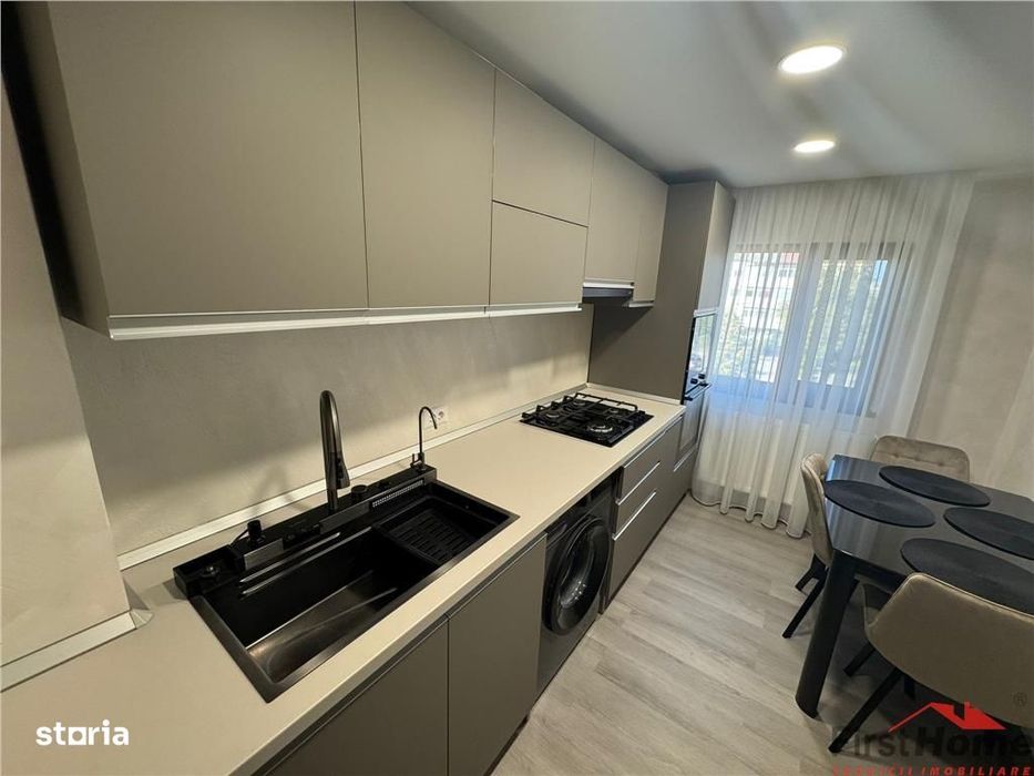 Ap 2 cam,parcare, mobilat si utilat de lux, et 2, Piata - Scoala 2