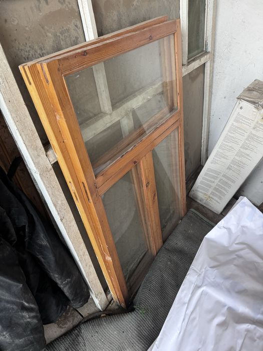 Отдам деревянные окна Б/У