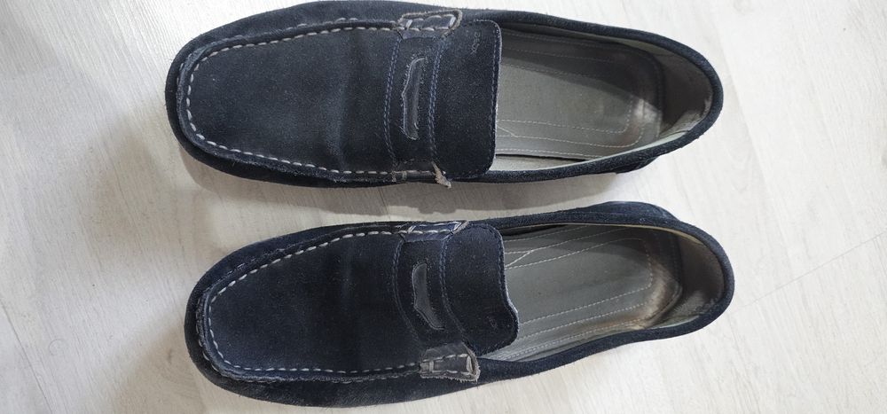 Mocasini piele intoarsa Geox