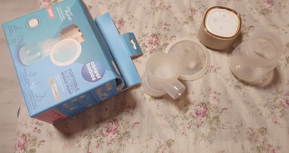 Pompa electrica portabila+tampoane sân