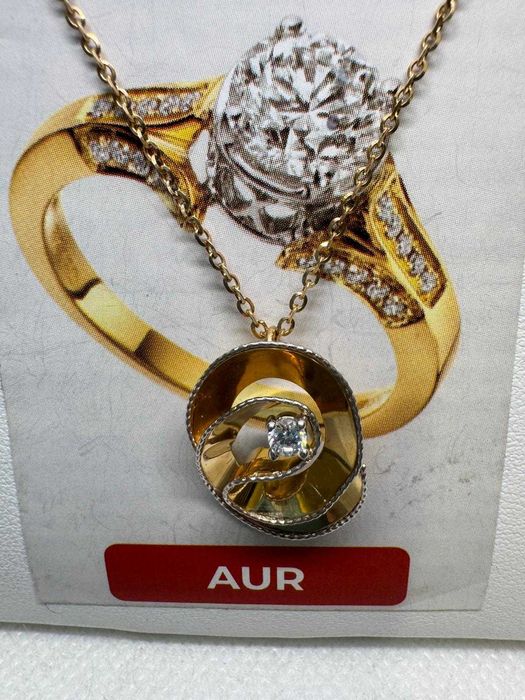 Lant din aur 14k (69209.3/ 10 Pacurari 1) Garantie 2 ani!