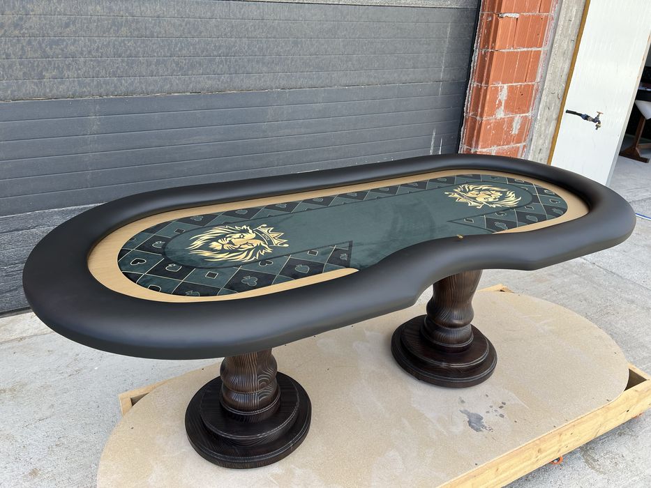 Masa poker customizata ultra lux stoc CustomTables.eu