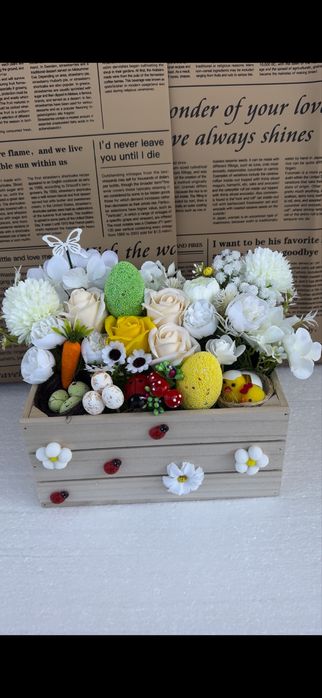 Aranjamente trandafiri de sapun