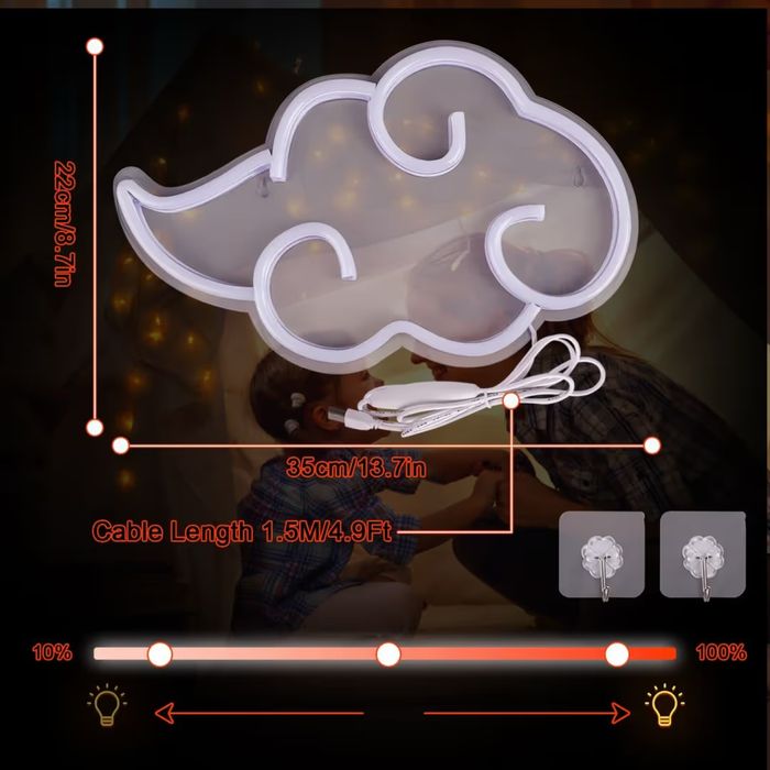 Светеща Led табела Open, Good vibes