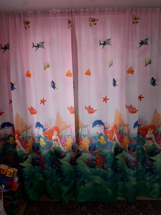 Продам комплект тюль и шторы