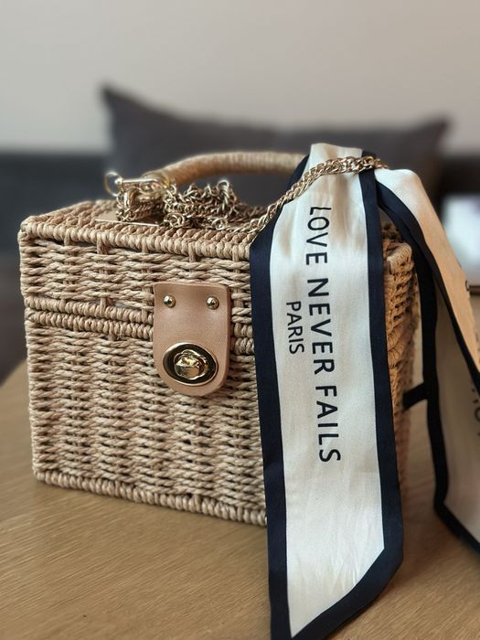 Дамска плетена чанта