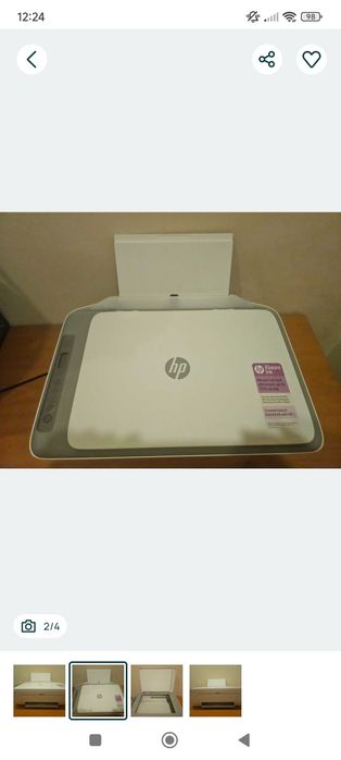 HP Мастиленоструен принтер 3 в 1 Desk .Jet 2820E цв, плюс подарък