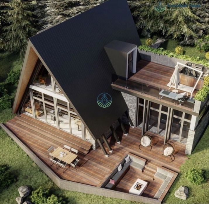 Vând cabane din lemn turistice la cheie accept variante auto la schimb