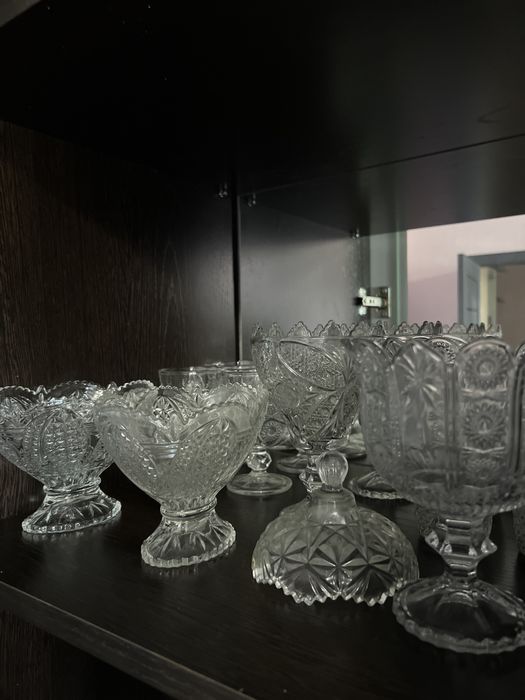 Хрустальные  вазы