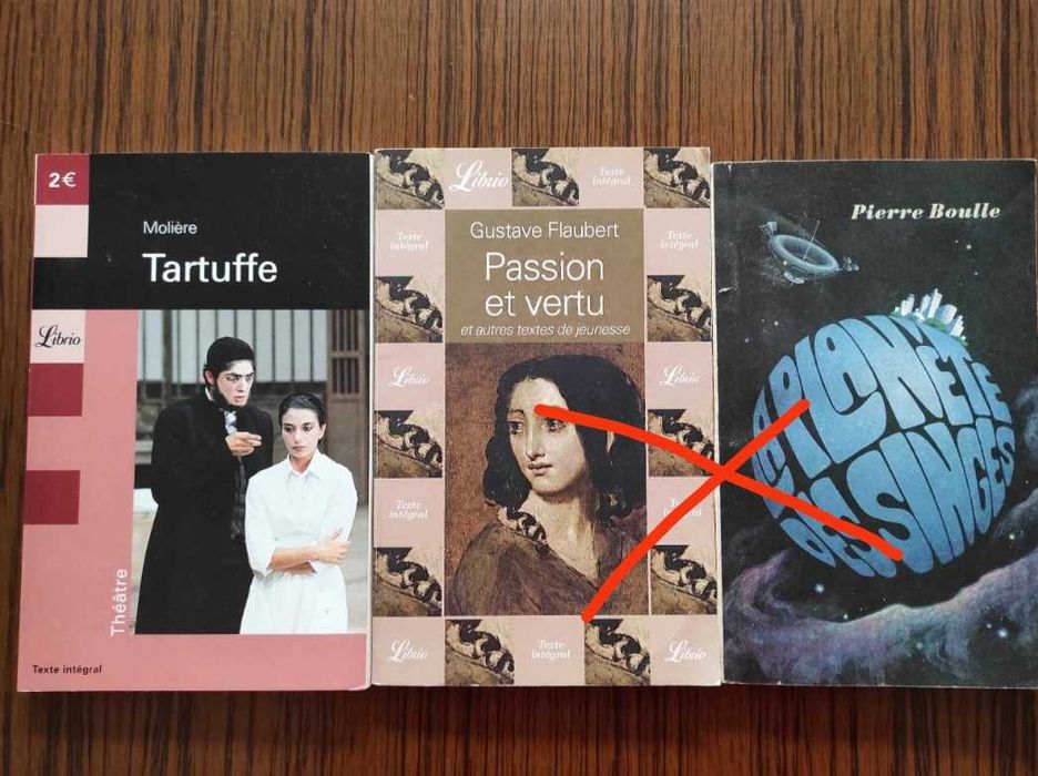 Стари книги на френски и английски език