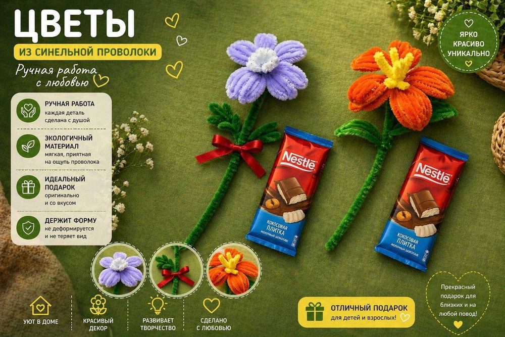 Изделия из синельной проволоки