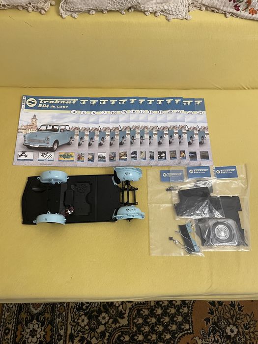 Numere revista la macheta Trabant 601 Deluxe - Hacette scara 1:8