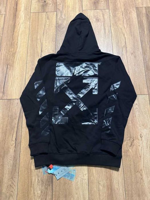 Off-White Arrow Logo Black Hoodie