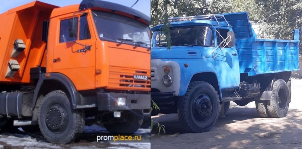 Зил камаз.Доставка сыпучих грузов. Вывоз мусора