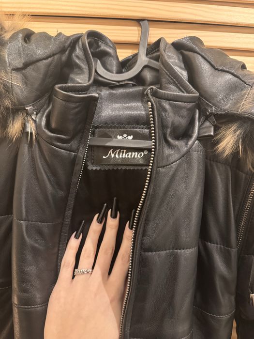 Geaca piele naturala