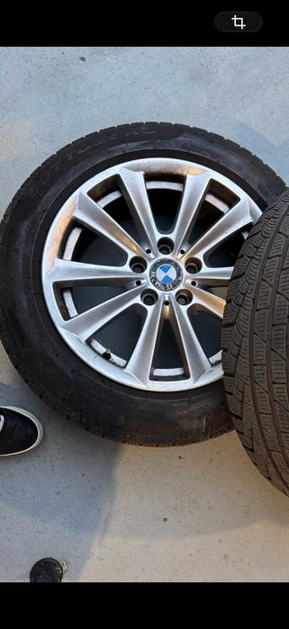 Jante BMW originale Style 395 R17 + anvelope de iarnă Pirelli