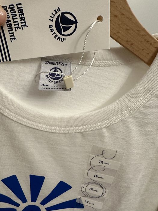 Футболка темно синяя Petit Bateau