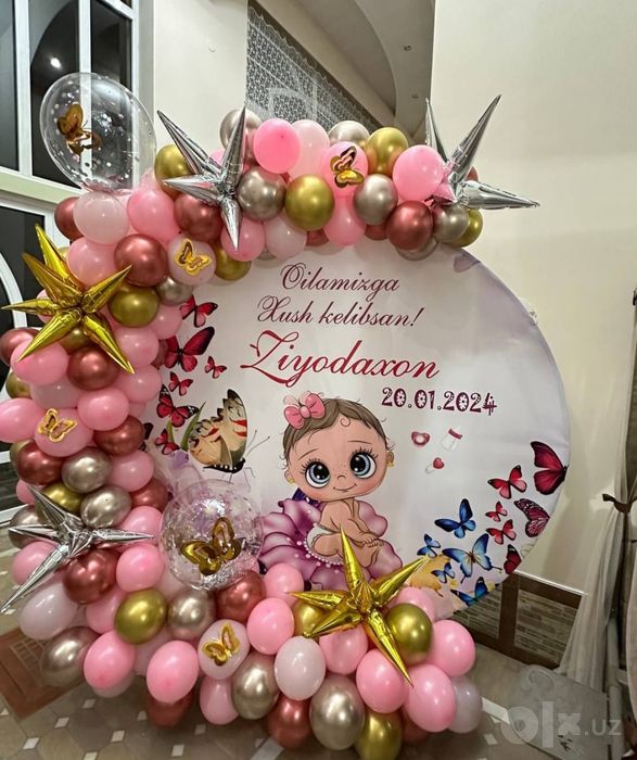 Ofarmleniya hizmati, Оформление шарами выпуска