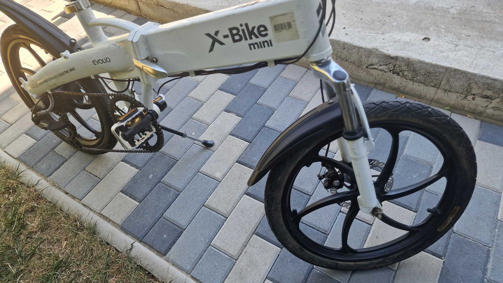 Bicicleta electrica Evolio X-Bike mini, pliabila