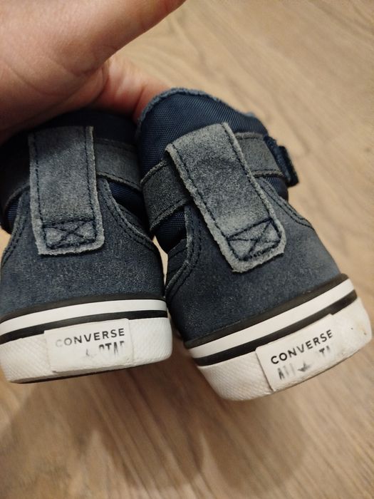 Converse,albastru închis,piele naturala,originali