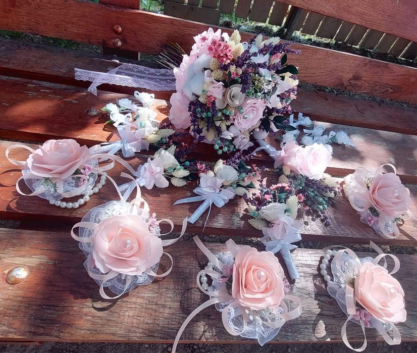 Buchete mireasa , set lumânări cununie