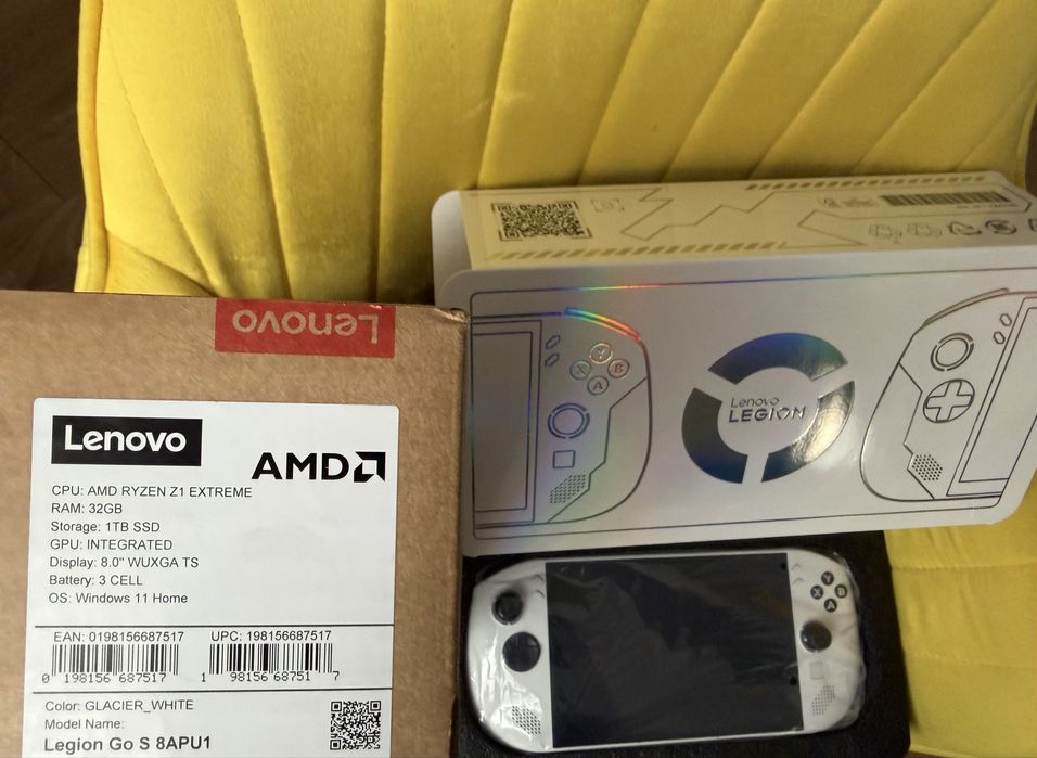 Lenovo Legion Go S Z1Extreme 1Tb 32Gb ( Nu Rog Ally Steam Deck )