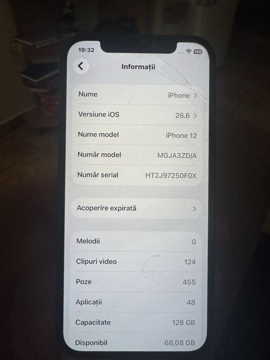 Vand iPhone 12 126gb