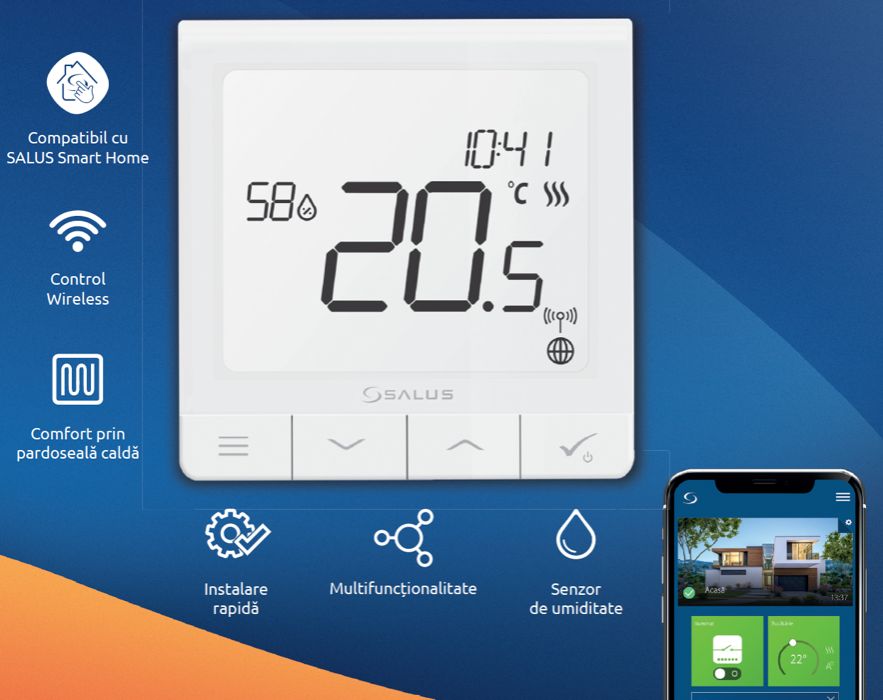 Termostate WIFI, intrerupatoare inteligente iluminat SMART la internet