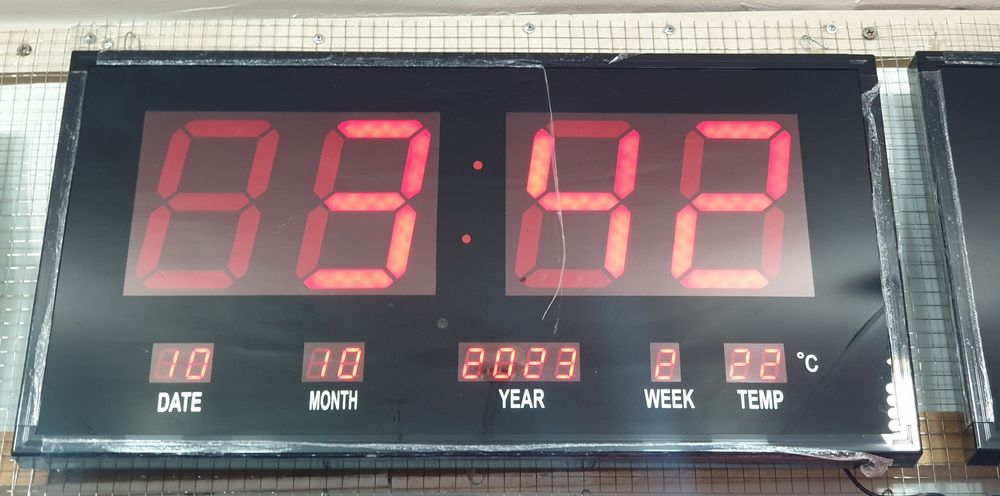 Электрон LED соат масчитларга ва хаказо хар хил размерларда кизил яшил