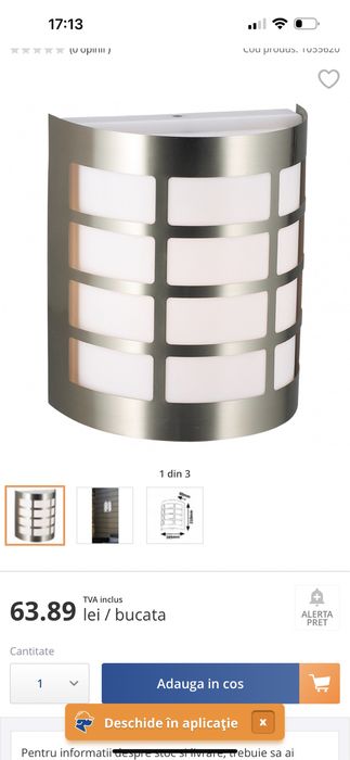 Aplica de perete Rabalux Sevilla 8799