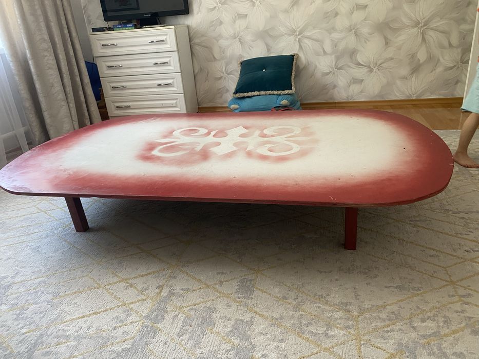 Стол казахский овальный