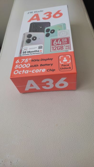 Смартфон zte blade A36 черный