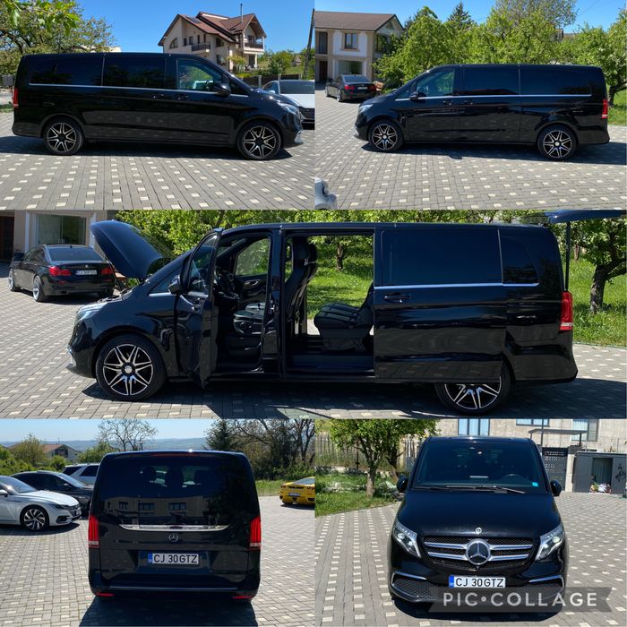 Mercedes V-250d 4M Extra Long XXL 7+1 locuri 2.0 cdi 194 cp Euro 6 adblue 9G-Tronik 2020 Facelift