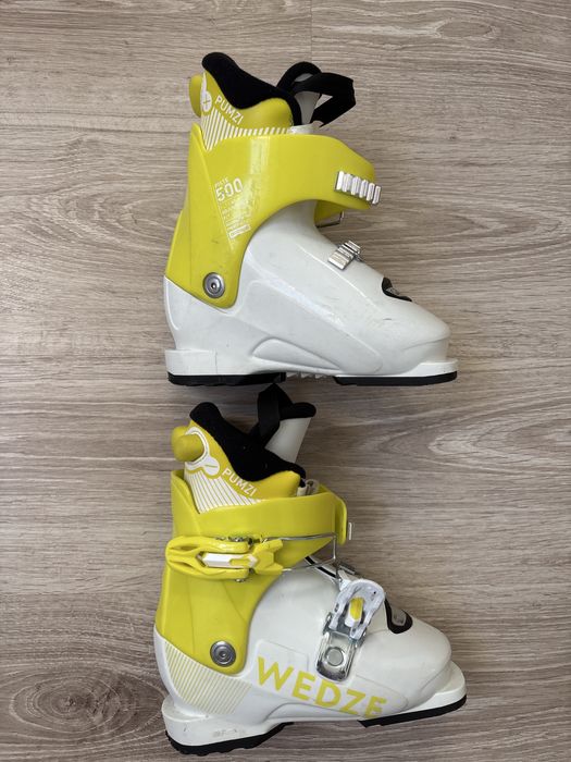 Clăpari schi 500 Pumzi Galben Copii 29-32