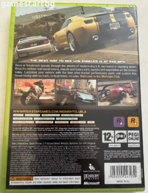 Midnight club Los Angeles за Xbox 360/Xbox one/Series X