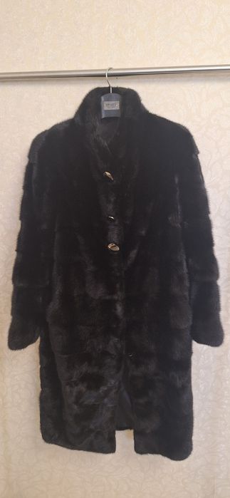 Шуба с шапкой все норка