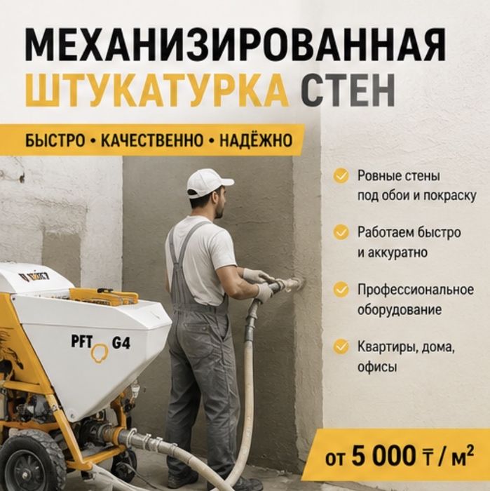 Механизированная штукатурка