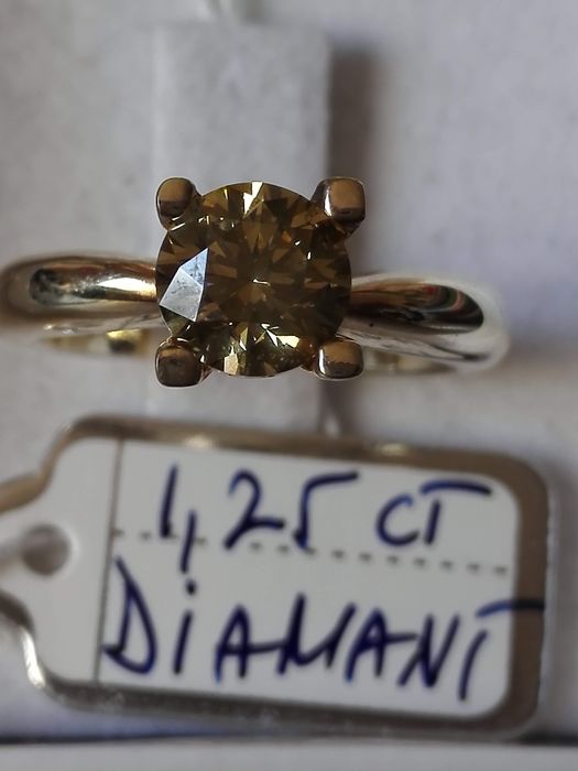 Vind inel din aur 14kt cu diamant 1,25ct