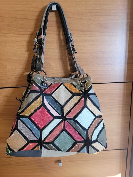 Чанта естествена кожа