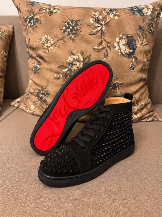 Adidasi Christian Louboutin High Spikes Black Edition