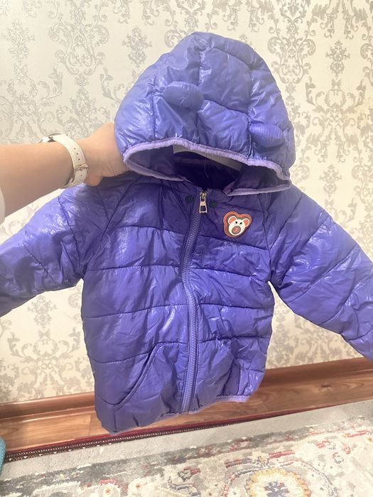 куртка детская мишка светящая размер на 3.4 годика