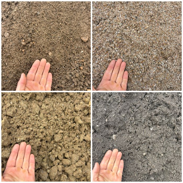 Pamant maroniu nisipos fertil negru de gradina moloz nisip balastru