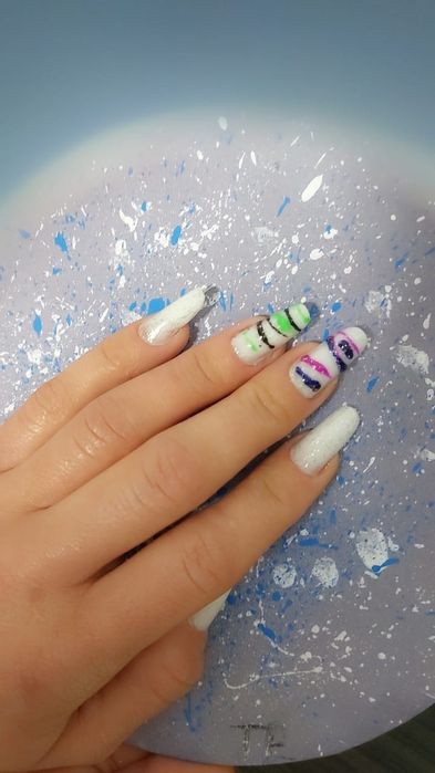 Unghii cu gel semi , pedichiura