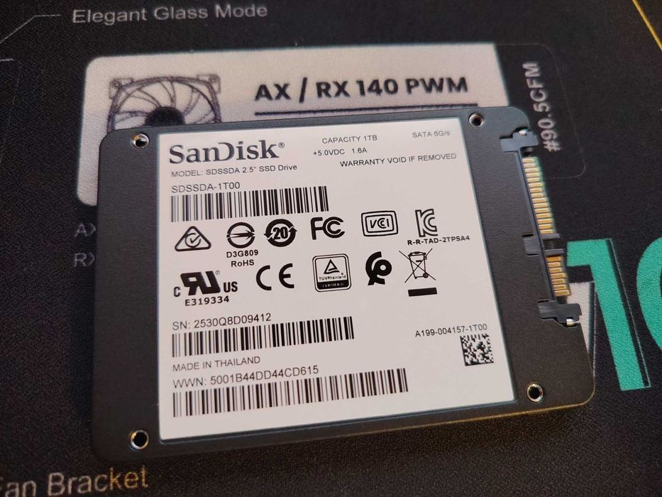 НОВ ! Solid State Drive (SSD) SanDisk SSD Plus, 1TB, 2.5", SATA III