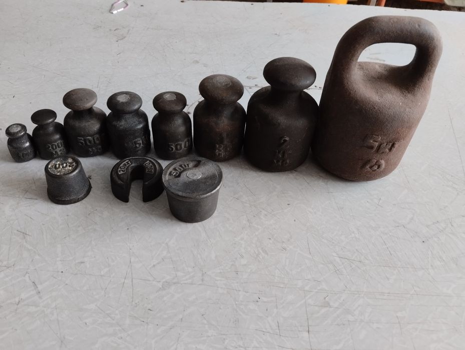 Гиря чугунный комплект